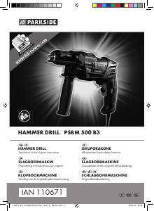 Bedienungsanleitung Parkside PSBM 500 B3 Bohrhammer