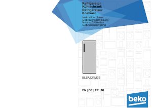 Bedienungsanleitung BEKO BLSA821M2S Kühlschrank