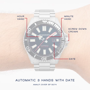 Bruksanvisning Spinnaker SP-5074-11 Amalfi Diver Armbandsur