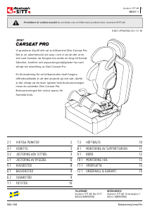 Bruksanvisning Anotomic Sitt Carseat Pro Bilbarnstol