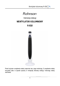 Instrukcja Rohnson R-818 Wentylator