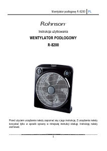 Instrukcja Rohnson R-8200 Wentylator