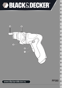 Brugsanvisning Black and Decker PP360 Skruetrækker