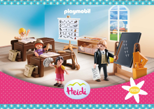 Handleiding Playmobil set 70256 Heidi Heidi op school