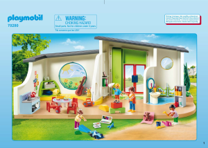 Mode d’emploi Playmobil set 70280 City Life Centre de loisirs