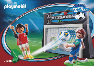 Manuale Playmobil set 70245 Sports Porta segnapunti