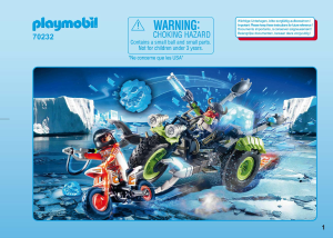 Manual Playmobil set 70232 Top Agents Arctic rebels triciclo de gelo