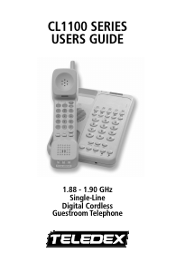 Handleiding Teledex CL1106 Telefoon