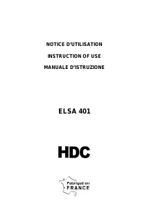 Manual HDC ELSA401 Hob