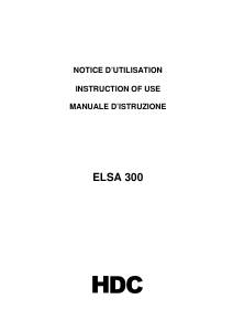 Manuale HDC ELSA300 Piano cottura
