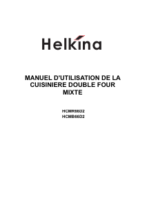 Mode d’emploi Helkina HCMB66D2 Cuisinière
