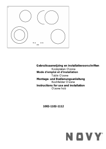 Bedienungsanleitung Novy 1102 Kochfeld