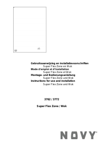 Handleiding Novy 3772 Kookplaat