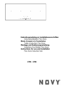 Handleiding Novy 1706 Kookplaat