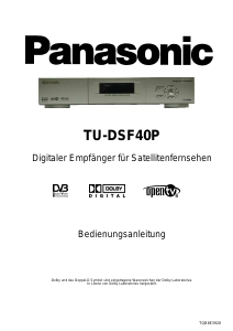 Bedienungsanleitung Panasonic TU-DSF40P Digital-receiver