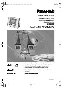 Handleiding Panasonic NV-APD1EN Fotoprinter