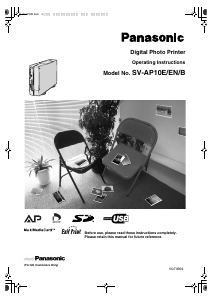 Handleiding Panasonic SV-AP10EN Fotoprinter