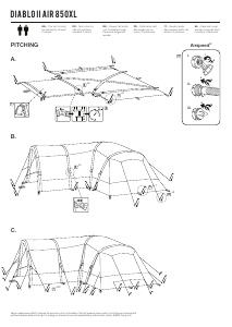Handleiding Vango Diablo II Air 850XL Tent