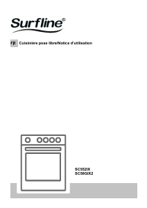 Mode d’emploi Surfline SC552IX Cuisinière