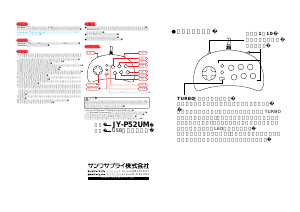 説明書 サンワ JY-P52UM ゲームコントローラー