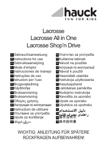 Manuale Hauck Lacrosse Shop n Drive Passeggino