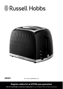 Manual Russell Hobbs 26061 Toaster