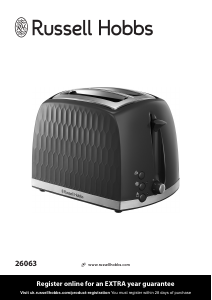 Manual Russell Hobbs 26063 Toaster