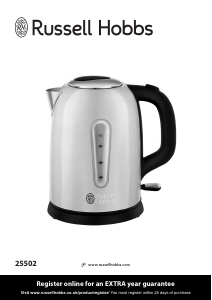Bruksanvisning Russell Hobbs 25502 Vattenkokare