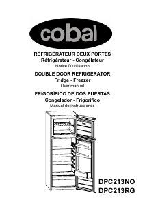 Mode d’emploi Cobal DPC213NO Réfrigérateur combiné