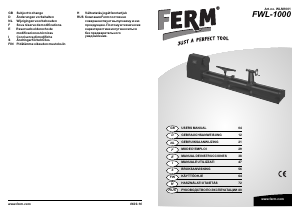 Руководство FERM WLM1001 Токарный станок