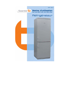 Mode d’emploi Essentiel B ERCV 321b Réfrigérateur combiné