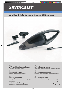 Manual SilverCrest IAN 63817 Handheld Vacuum