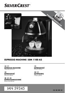 Bedienungsanleitung SilverCrest IAN 59345 Espressomaschine