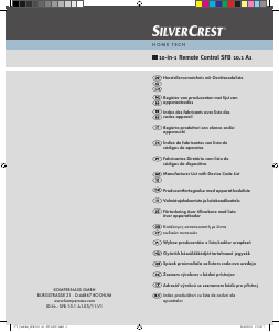 Handleiding SilverCrest IAN 64327 Afstandsbediening