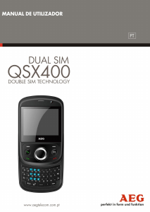 Mode d’emploi AEG QSX400 Téléphone portable