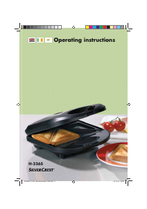 Manual SilverCrest H-3265 Contact Grill