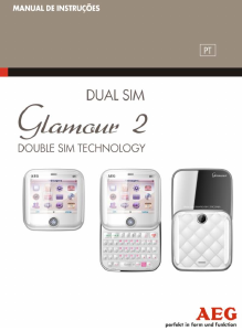 Manual AEG QX582 Glamour 2 Telefone celular