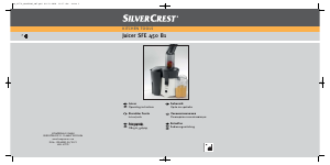 Bedienungsanleitung SilverCrest IAN 61778 Entsafter