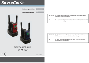 Handleiding SilverCrest IAN 57339 Walkie-talkie