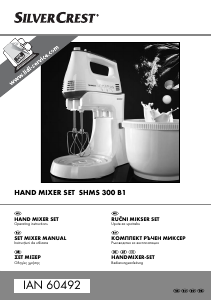 Handleiding SilverCrest SHMS 300 B1 Handmixer