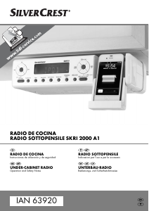 Bedienungsanleitung SilverCrest SKRI 2000 A1 Radio