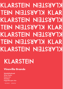 Bruksanvisning Klarstein 10034156 Vinovilla Grande Vinkyl