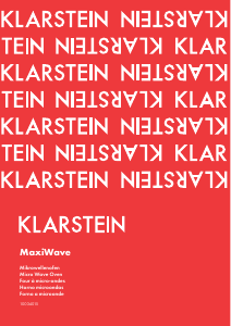 Manuale Klarstein 10034015 MaxiWave Microonde