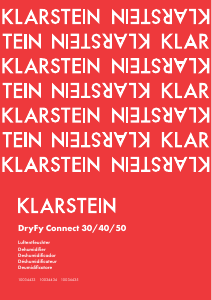 Manual Klarstein 10034435 DryFy Connect Dehumidifier