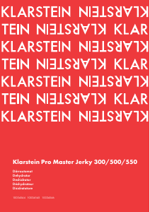 Mode d’emploi Klarstein 10034545 Master Jerky Déshydrateur