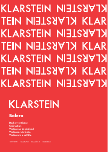 Manual de uso Klarstein 10028291 Bolero Ventilador de techo