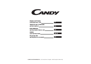 Manual Candy PG640/1 SW INT Hob
