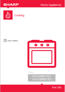 Mode d’emploi Sharp K-61V28IM1-EU Four