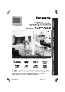 Bruksanvisning Panasonic PV-27DF62K TV