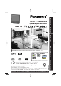 Bruksanvisning Panasonic PV-20D53 TV